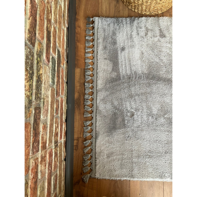 Dobney Premium Washable Carpet, 100% Polyester, 39.4 x 118.1 inches | 1.5 cm Thickness, 22.0 oz/sq yd | Antibacterial, Machine Washable at 86°F | Elegant Grey Design for Living Room, Bedroom, or Office Décor
