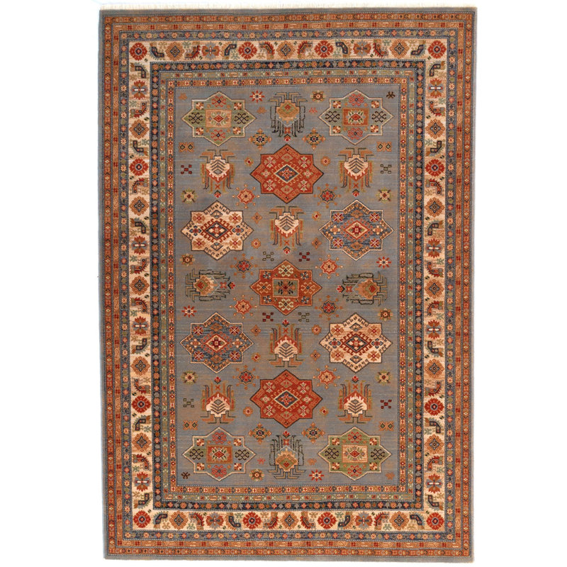 Margalit Wool Oriental Indoor Rug, Rectangle 9' 10" x 13'