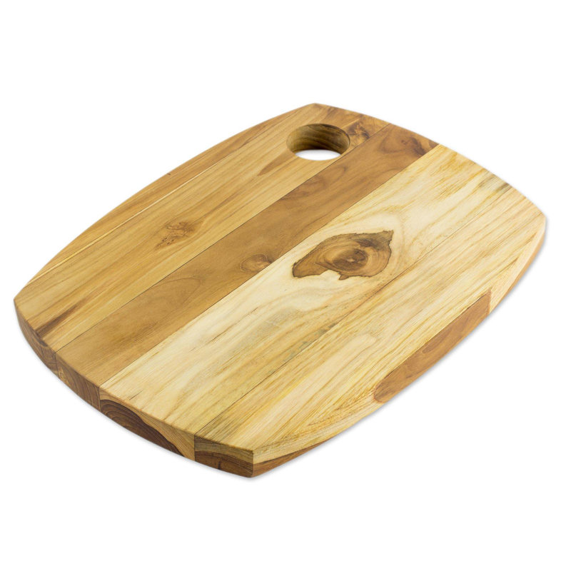 Planche à découper en bois de teck Wilmar