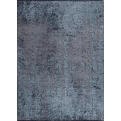 Rapture Blue/Gray Abstract Luxury Area Rug
