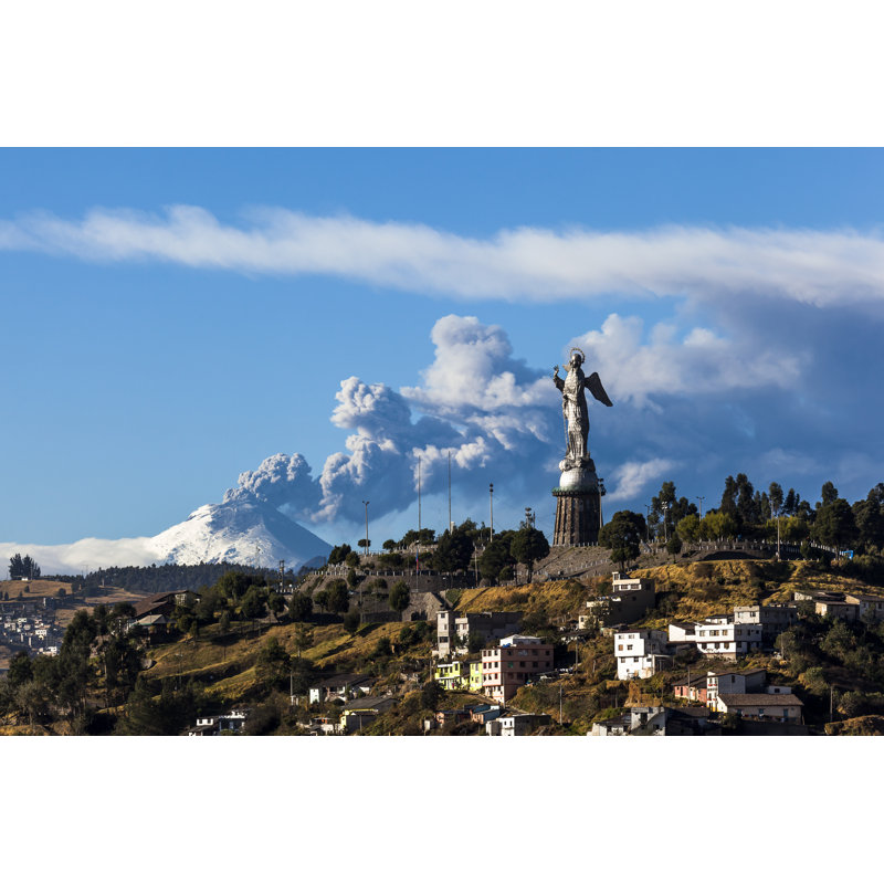 Cotopaxi Volcano Eruption - Photographie sur toile tendue, H 8 po x l 12 po x P 1,25 po