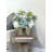 Floral Arrangement with Hydrangeas, Lamb's Ear, and Curly Willow