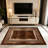 1PC vintage bronze geometric traditional luxury border pattern area rugs, Soft and Comfortable, easy-to-maintain, machine washable Indoor floor mat, suitable for living room, bedroom, dining room, hallway, study, porch, Home Decor, Outdoor Decor.-1170843978
