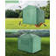 Walk-in Polytunnel Greenhouse | Weatherproof & UV-Blocked PE Cover | Pop-Up Garden Green House with Sturdy Frame | 366×244×213cm