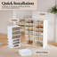 Foldable Shoe Rack Organizer