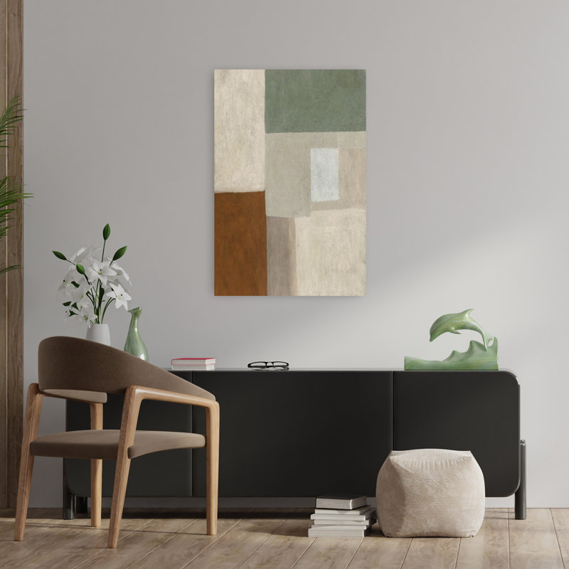Art contemporain contemporain abstrait, H 36 po x l 24 po