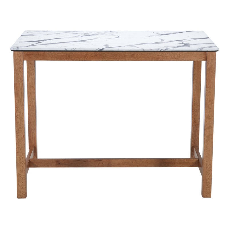Table de comptoir Fein blanche