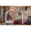 Lit surélevé pour grand lit avec lattes de soutien, structure de lit en bois massif pour enfants, sans sommier ni structure d'ouverture, blanc-1217564728