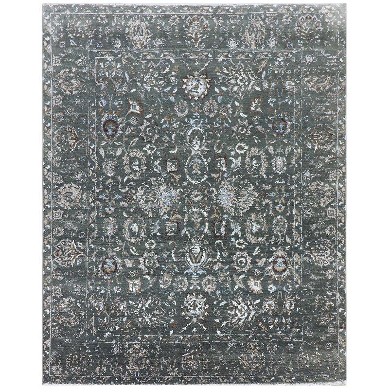 BROKDC161DYMU Oriental Area Rug, Rectangle 12' x 15'