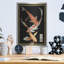  «Koi Fish On Black 2» par Chariklia Zarris, art mural en métal, 12 po x 16 po-1613612246