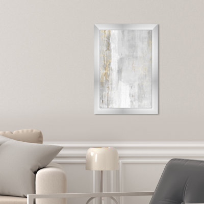 Gray Abstract Shades " Abstract Elegance " by Oliver Gal