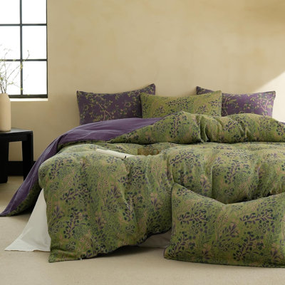 100% Cotton Muslin Jacquard Duvet Cover Set