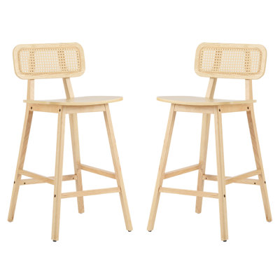 2 teintes de bois naturel, bois d'hévéa, conception de siège ergonomique, charmant, polyvalent pour les intérieurs, siège solide intérieur profilé facile à nettoyer, ameublement attrayant, essuyer soigneusement