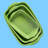 Rectangular Ceramic Baking Dish Set, 3 Pack (Green)