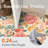 Johy Modern Floral Machine Washable Area Rug with Non-Slip Backing-111702243