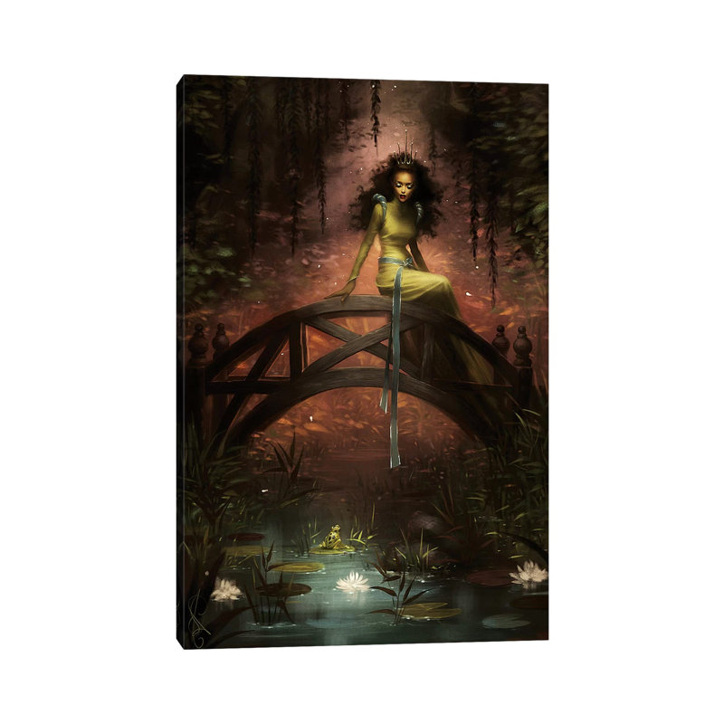 The Frog Prince by Melanie Delon - Print on Canvas, Wrapped Canvas, 20.32 cm H x 30.48 cm W