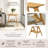 Maurreen Wood Shelf End Table-110705525