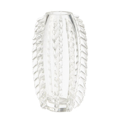 Vase à franges transparent