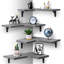 Ensemble de 4 tablettes murales en bois-1591084329