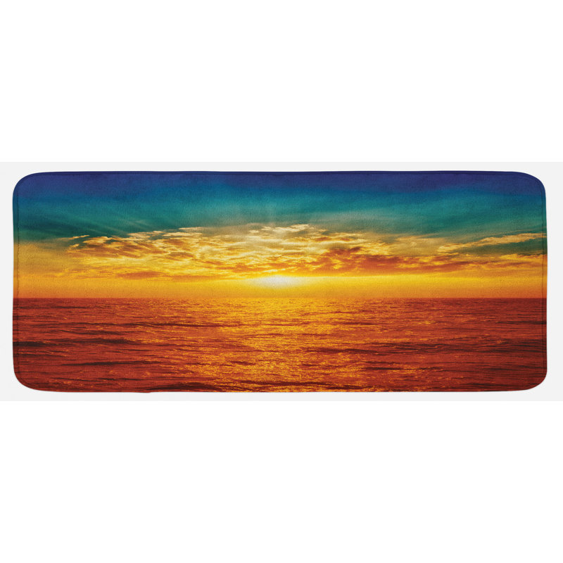 Tapis de cuisine ocean