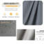 Auvent de remplacement pour abri de soleil 13 x 10 pi - gris protégé, assemblage facile 13 x 10 par le haut, gris, à assembler