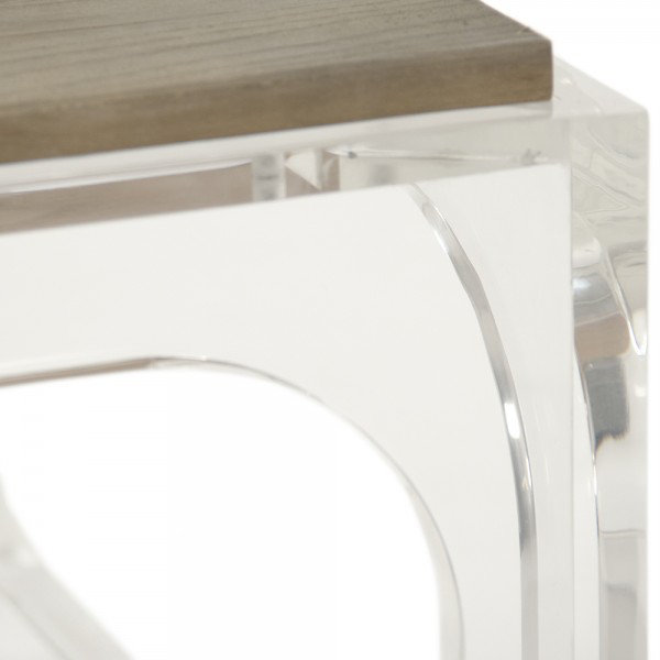Alec Solid Wood Top Coffee Table
