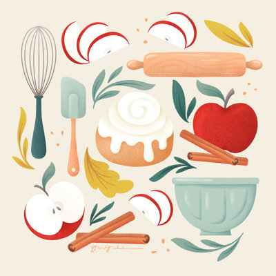 " Autumn Baking " by Gia Graham