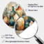 Art mural vert et orange artisanal Boho Pottery I - Boho Pottery, impression murale asymétrique verte en métal-70488412