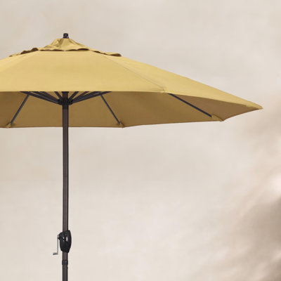 black and beige patio umbrella ELM 10" Ft Cantilever Offset Outdoor Umbrella, One Structure The Power of Three Introducing the Three Blissun 9' Outdoor Patio Umbrella,