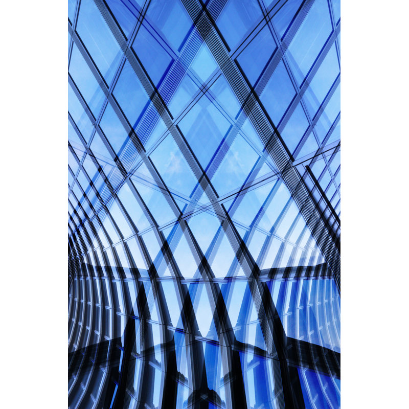Callington Modern Glass Architecture by Tonymax - Wrapped Canvas Print, 76cm H x 51cm W 3.8cm D