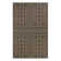 Tribal Geometric Weave Indoor Outdoor Rug, Lightweight & Portable 5x7 ft Patio Area Rug