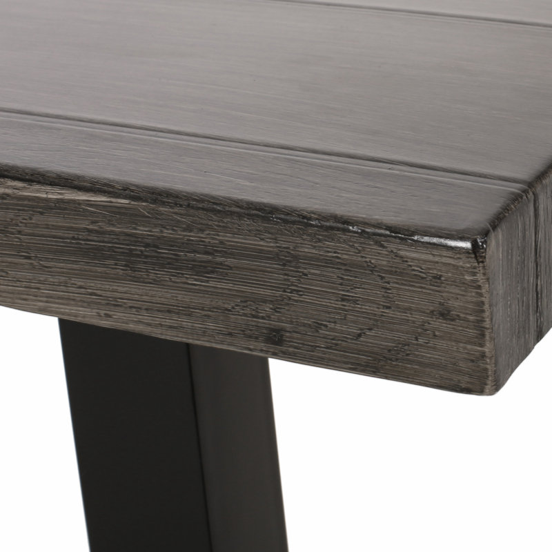 Rectangular Metal Outdoor Dining Table