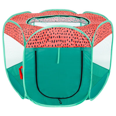 Panel Mesh Pet Playpen With Door