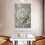 Shell coral silver on gray iv Aletra-108383411