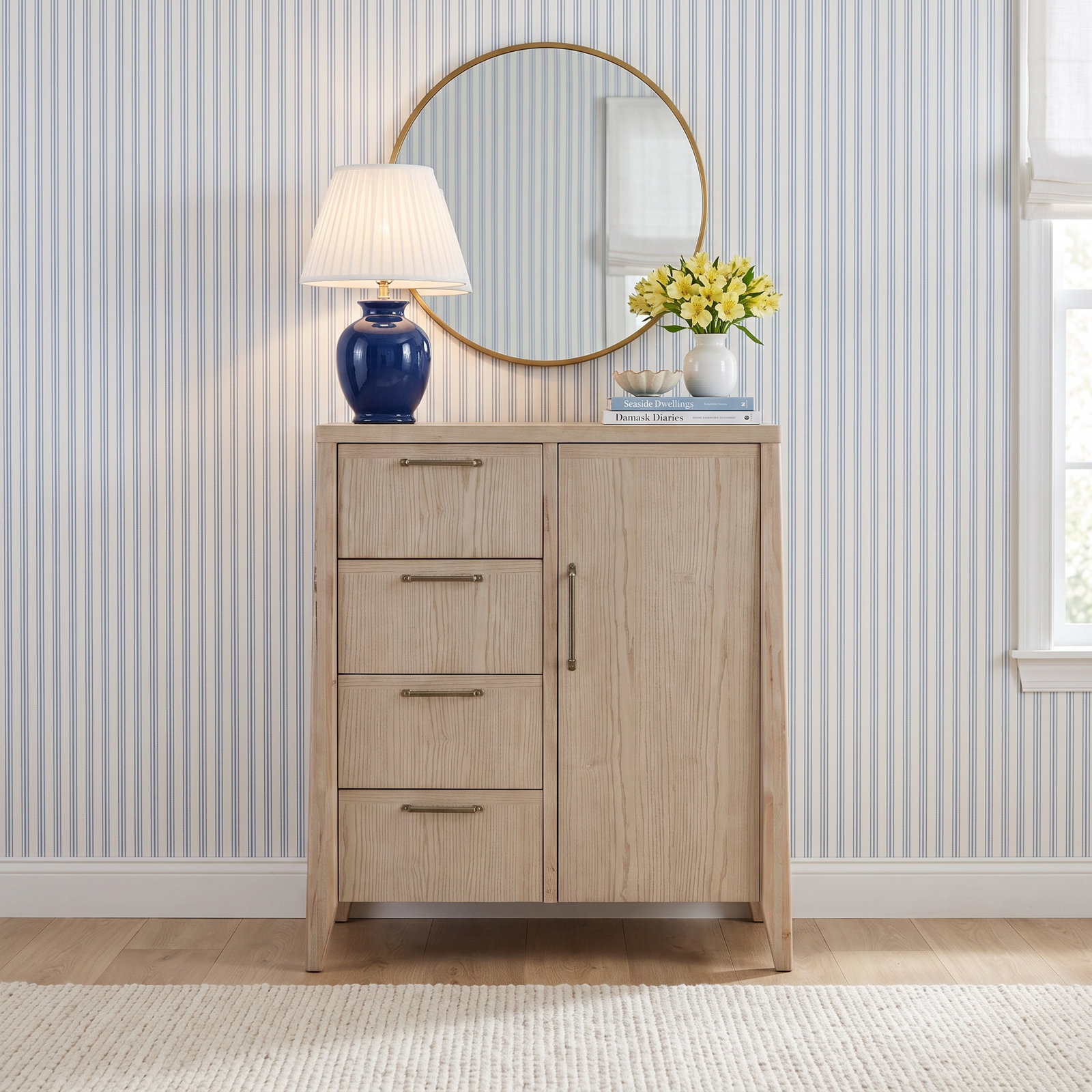 Lewis 4-Drawer Combo Dresser