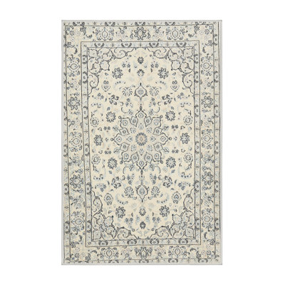 Tapis traditionnel gris / beige Decklan