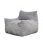 Fauteuil à billes et chaise longue en velours côtelé Compression-1680525071