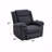 Dark Blue Polished Microfiber Power Nirion With Recliner Function With Lift, Heatingand With Massage Function Chair-929112940