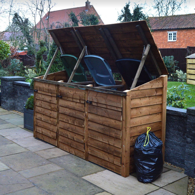 Elizabethtown Wooden Bin Store, Rustic Brown