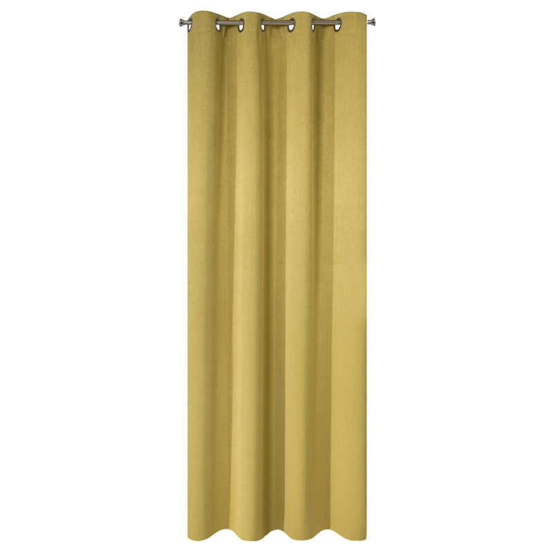 Haizlee Maximum Blackout Curtains Single Panel, Mustard