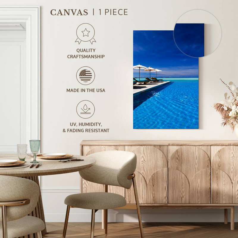 Luxueuse piscine Azmi, H 24 po x l 16 po