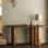 Retro rectangular console table