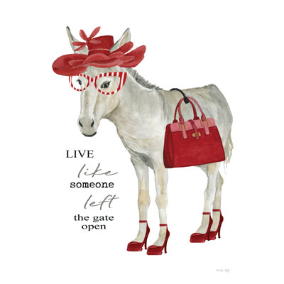 " Left The Gate Open Donkey "