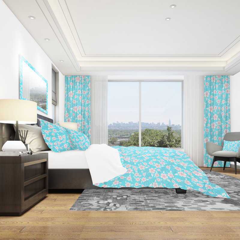 Ensemble de housse de couette moderne et contemporaine, Housse de couette très grand + 2 taies décoratives