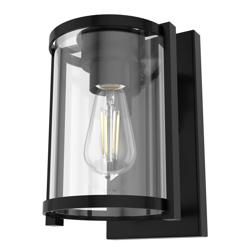 Astwood 1 - Light Dimmable Armed Sconce, Matte Black