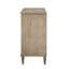  Table de chevet 4 tiroirs en bois massif clair d'inspiration française