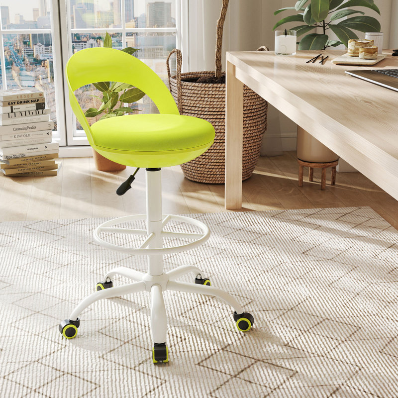 Fauteuil de bureau à roulettes Gymax
