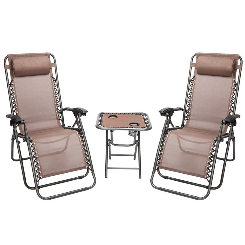 Fauteuil inclinable zéro gravité Alecto, Brun