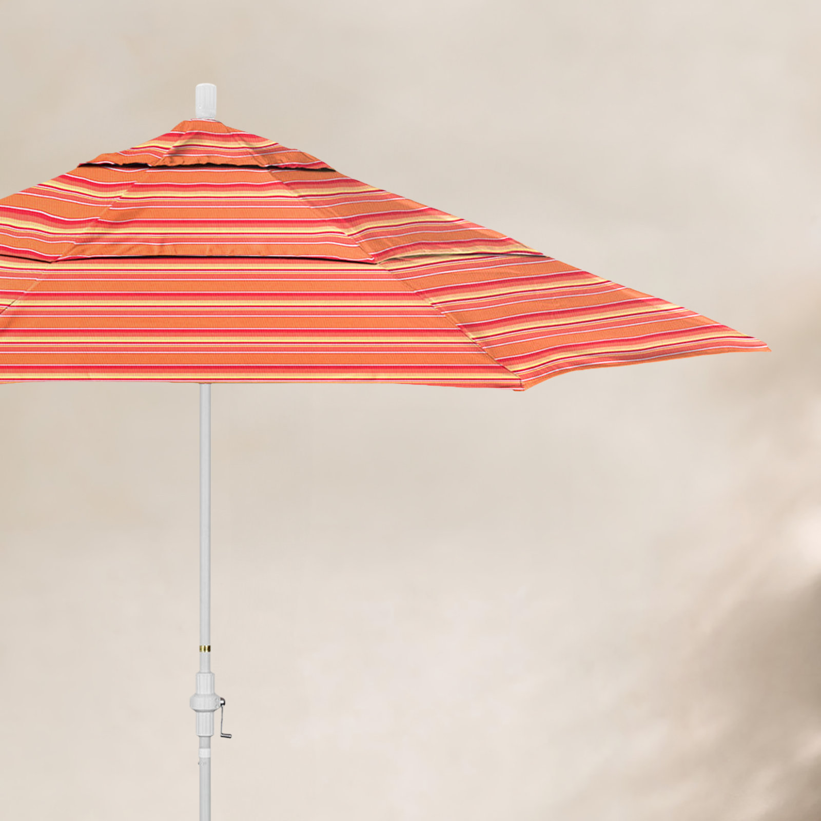 Broadmeade 11' Sunbrella® Umbrella, Dolce Mango Stripe Sunbrella®
