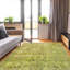 Tapis transitionnel de couleur verte 5 pi 11 po x 9 pi 4 po